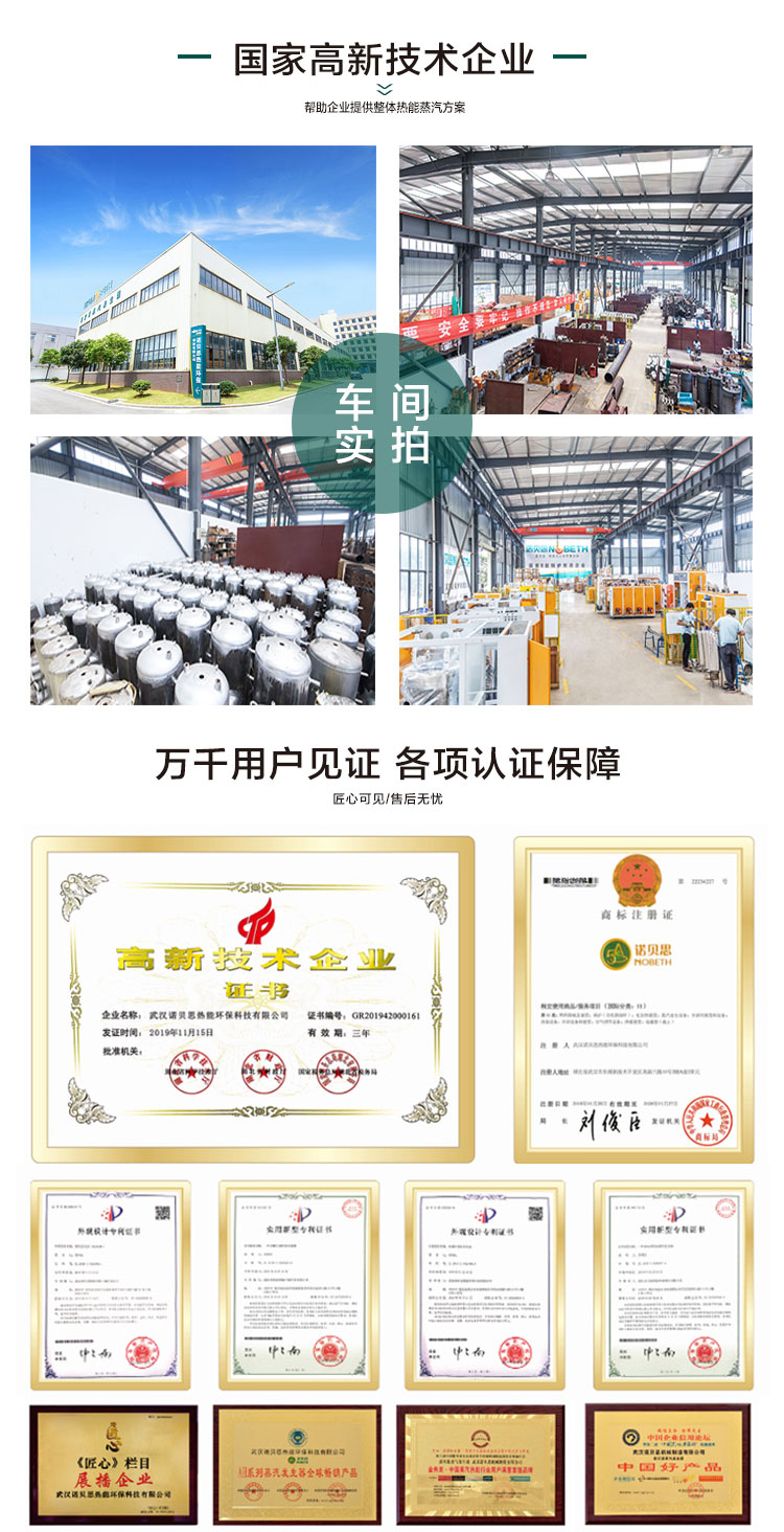300℃定制高溫過熱蒸汽發(fā)生器車間廠房
